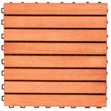 VIFAH 12-in W x 12-in L x 1-in T Interlocking Vinyl/Plastic Gym Floor Tile (10-sq ft) (10-Pack)