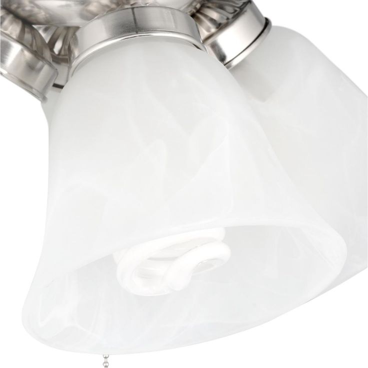 AirPro 4-Light Brushed Nickel Ceiling Fan Light