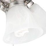 AirPro 4-Light Brushed Nickel Ceiling Fan Light