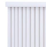 Project Source Room Darkening Vertical Blinds, 3.5-in Slat, 104-in W x 84-in L, Cordless White Vinyl