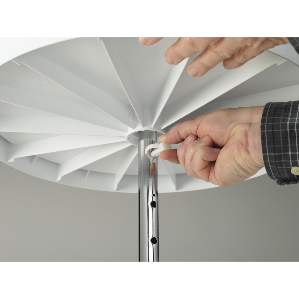 Rev-A-Shelf 32-in Almond Polymer D-Shape Lazy Susan, 2-Shelf