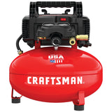 CRAFTSMAN 6-Gallon Single Stage Portable Electric Pancake Air Compressor