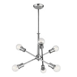 Kichler Armstrong 6-Light Chrome Modern/Contemporary Chandelier