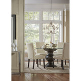 Kichler Eloise 6-Light Polished Nickel Transitional Bare Bulb Chandelier