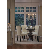 Kichler Eloise 6-Light Polished Nickel Transitional Bare Bulb Chandelier