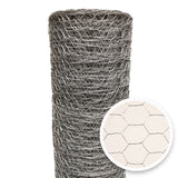 Acorn International 6-ft 20-Gauge Silver Galvanized Steel Chicken Wire Rolled Fencing with Mesh Size 2-in