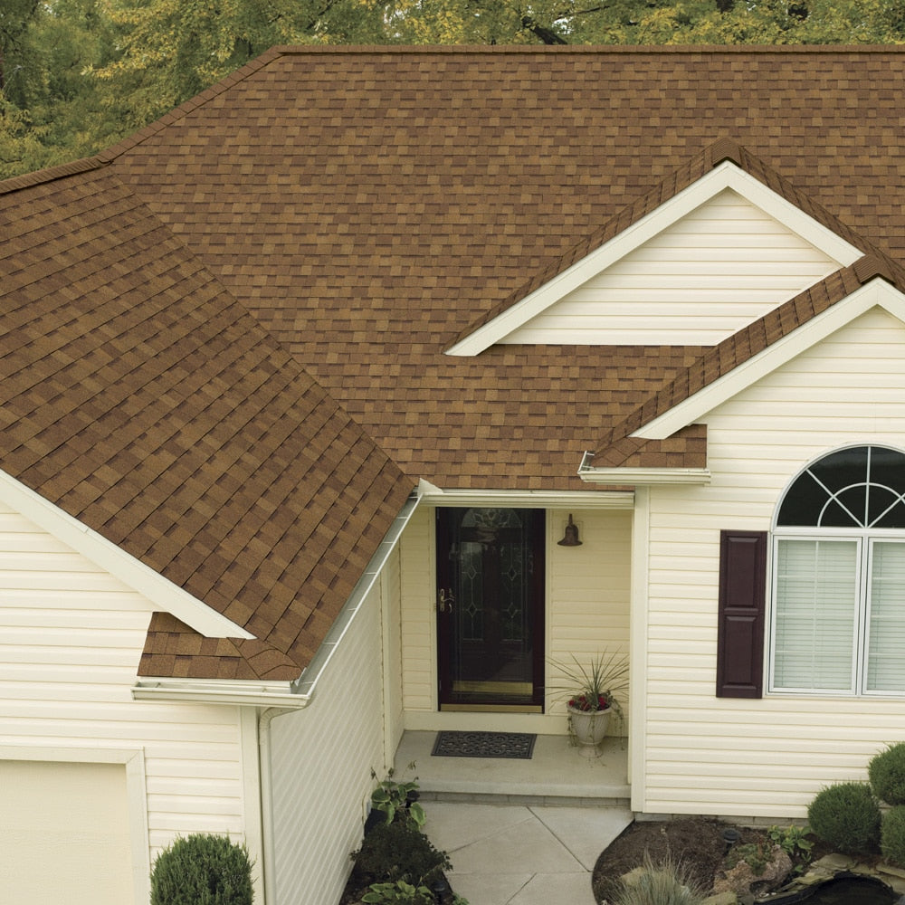 Owens Corning Oakridge Desert Tan Algae-Resistant Architectural Roof Shingles, 32.8-sq ft per Bundle