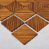 VIFAH 11-in W x 11-in L x 1-in T Interlocking Vinyl/Plastic Gym Floor Tile (9-sq ft) (10-Pack)