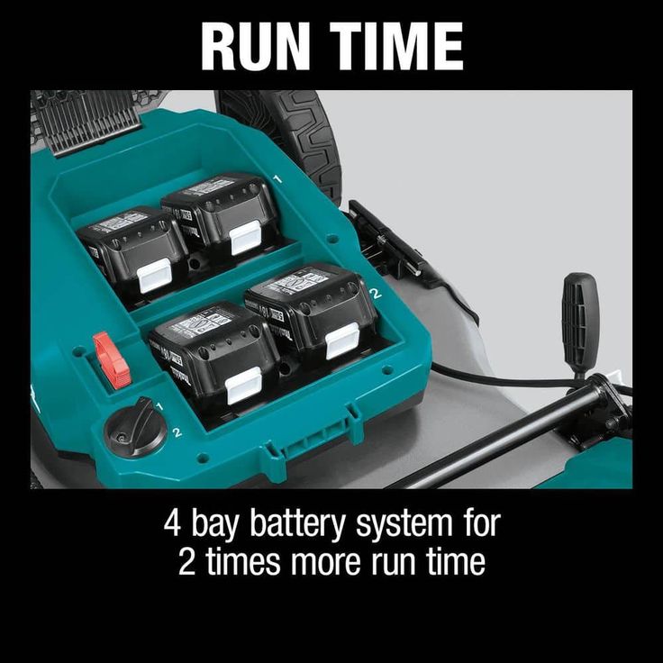 Makita 21 in. 18-Volt X2 (36-Volt) LXT Lithium-Ion Cordless Walk Behind Push Lawn Mower Kit with 4 Batteries (5.0 Ah)
