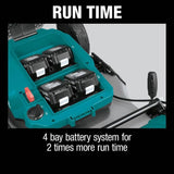Makita 21 in. 18-Volt X2 (36-Volt) LXT Lithium-Ion Cordless Walk Behind Push Lawn Mower Kit with 4 Batteries (5.0 Ah)