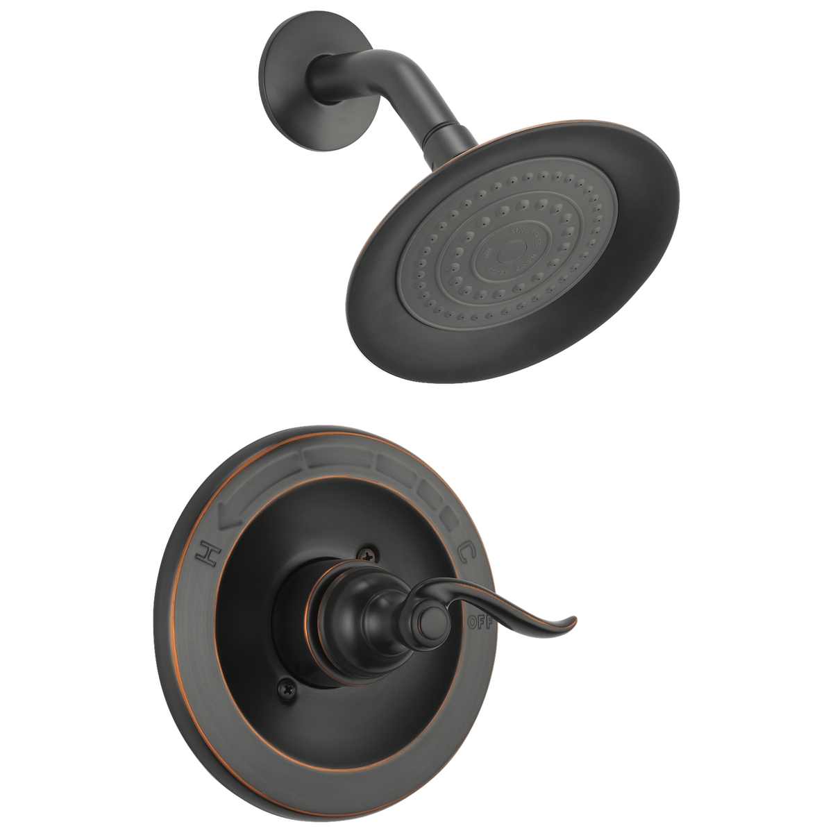 Delta Windemere Oil Rubbed Bronze 1-Handle Shower Faucet with Valve