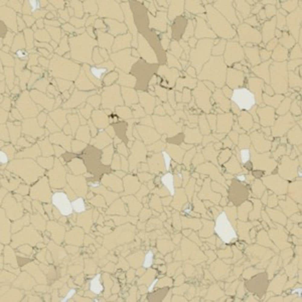 Flexco Golden Gate Yellow Speckle 12-in W x 12-in L Glue Down Vinyl Tile Flooring (1-sq ft/ Piece)