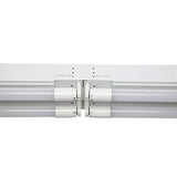 8 ft. 4-Light T8 Industrial LED White Strip Light with 1800 Lumen DLC Flex Tubes 3500K - Super Arbor