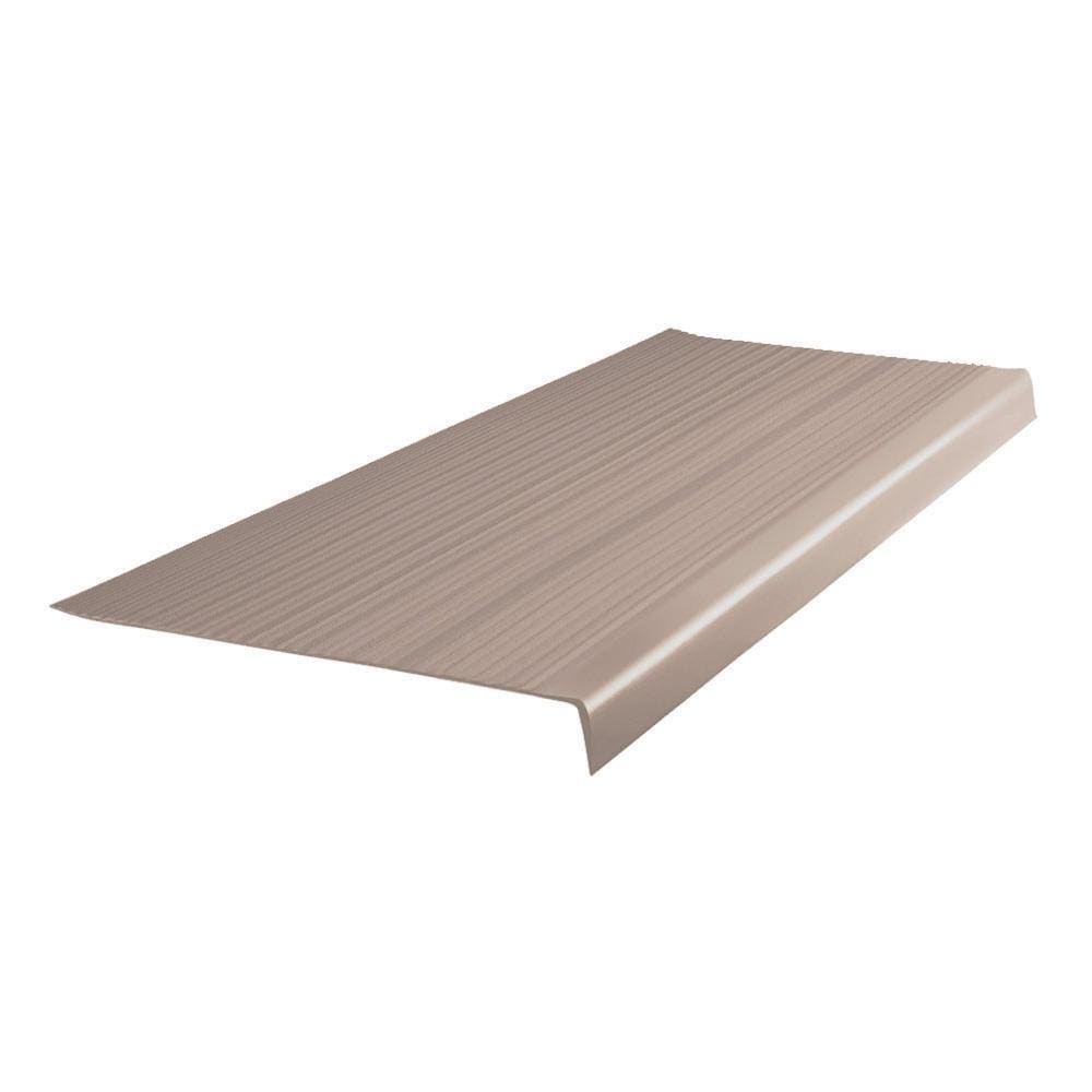 Flexco VTS Series Vinyl Stair Tread, 42-in, Dark Beige