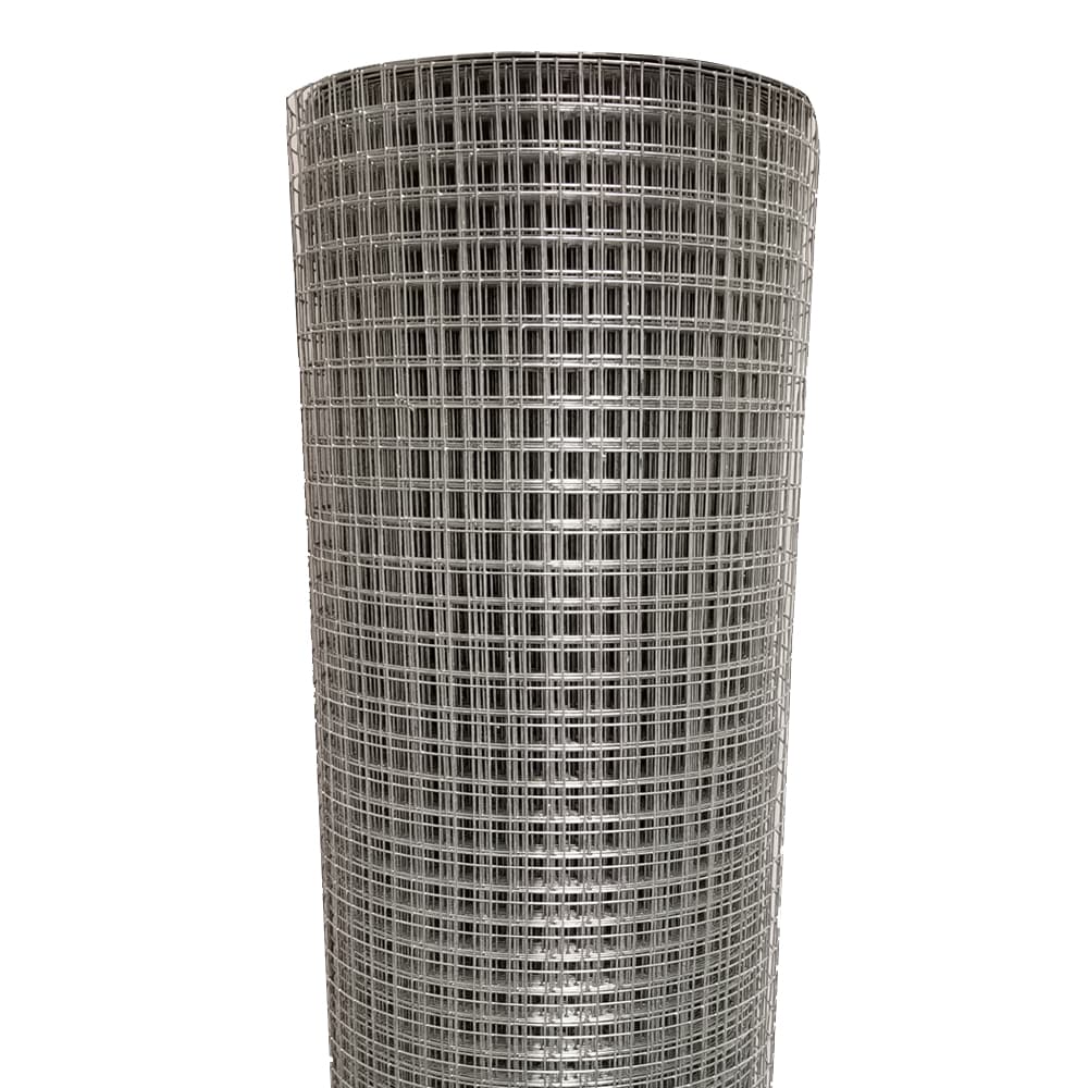 Acorn International Silver Galvanized Steel Hardware Cloth - 100ft x 2ft, 23 Gauge, 1/4-in Mesh
