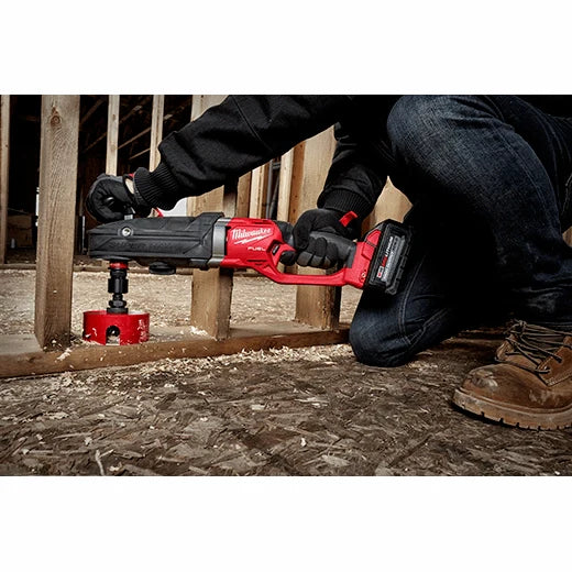 Milwaukee M18 FUEL GEN 2 SUPER HAWG 18V Brushless 1/2 in. Right Angle Drill Kit (XC6.0 Batteries)
