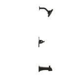 Delta Flynn 1-Handle Tub and Shower Faucet with Valve, Oil Rubbed Bronze (Model 144768C-OB)