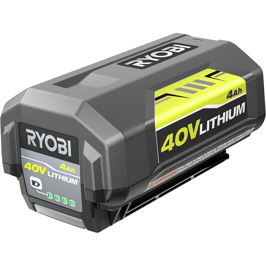 RYOBI 125 MPH 550 CFM 40-Volt Lithium-Ion Brushless Cordless Jet Fan Leaf Blower Kit with 4.0Ah Battery and Charger