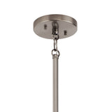 Kichler Darton 4-Light Classic Pewter Transitional Clear Glass Lantern Large Hanging Pendant Light