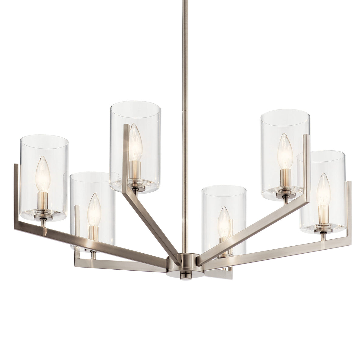 Kichler Nye 6-Light Pewter Transitional Chandelier