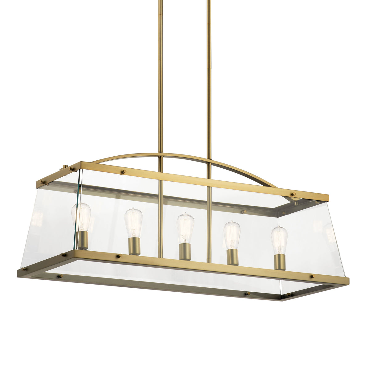 Kichler Darton 5-Light Brushed Transitional Chandelier