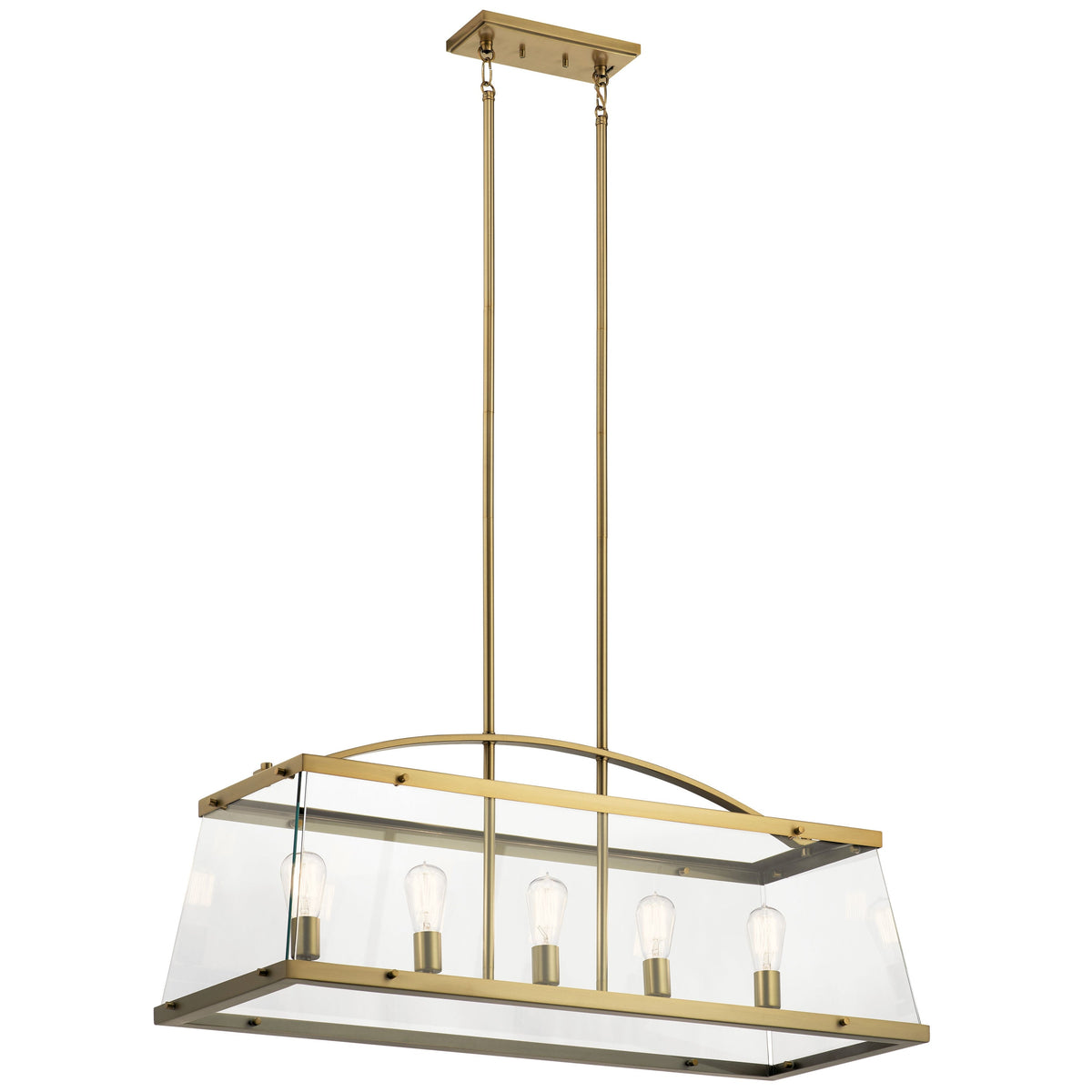 Kichler Darton 5-Light Brushed Transitional Chandelier