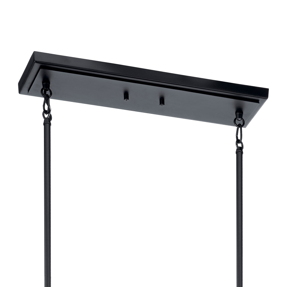 Kichler Kitner 3-Light Black and Antique Copper Industrial Dry Rated Chandelier
