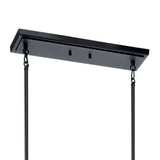 Kichler Kitner 3-Light Black and Antique Copper Industrial Dry Rated Chandelier