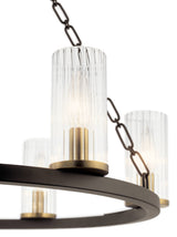 Kichler Mathias 6-Light Bronze Mid-century Chandelier