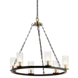 Kichler Mathias 6-Light Bronze Mid-century Chandelier