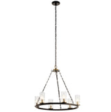 Kichler Mathias 6-Light Bronze Mid-century Chandelier