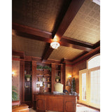 Armstrong Ceilings TinLook Wellington 12-in x 12-in Surface-Mount Acoustic Ceiling Tiles, White, 40-Pack (40 sq ft)