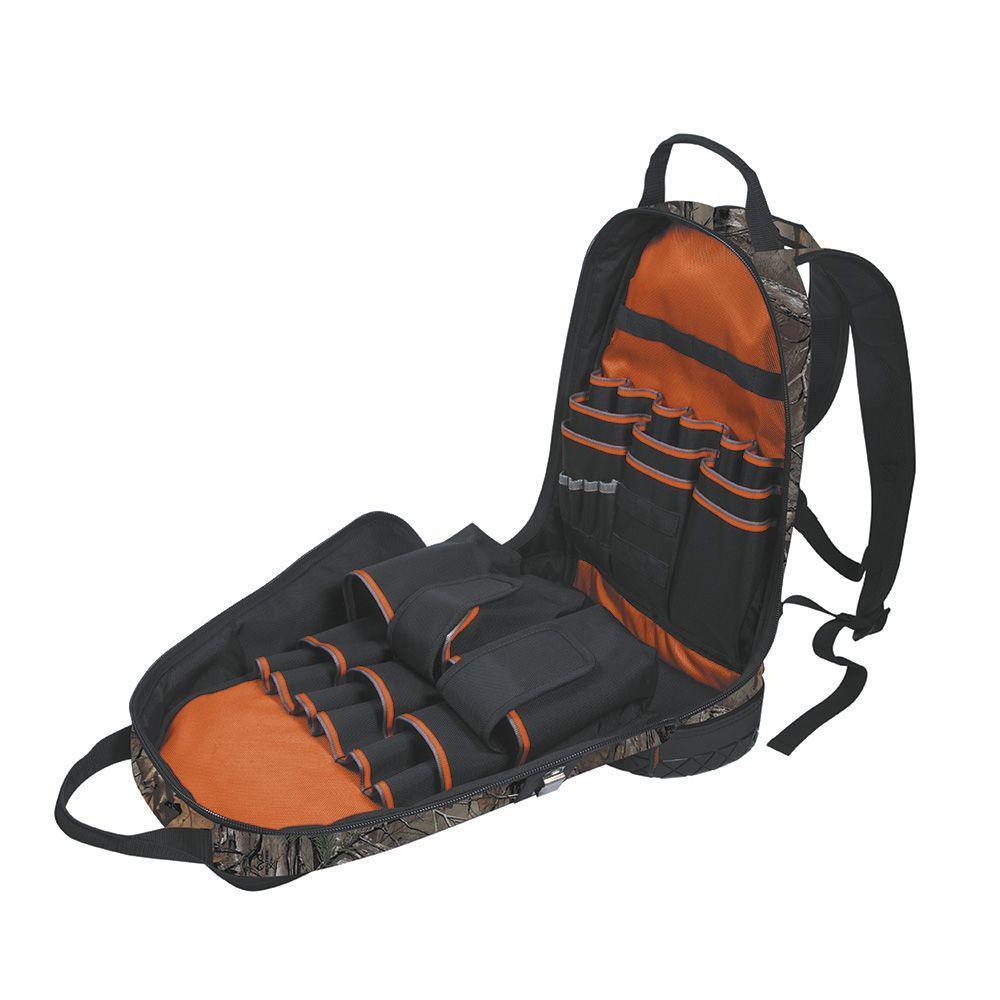 20 in. Tradesman Pro Organizer Tool Backpack - Camo - Super Arbor