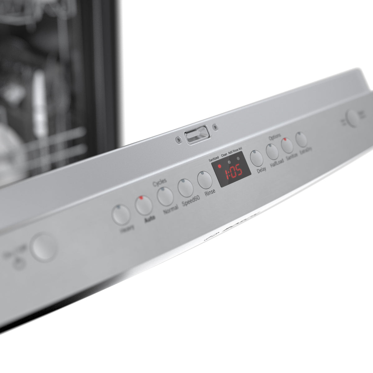 Bosch 300 Series PureDry 48-Decibel Top Control 24-in Built-In Dishwasher, Fingerprint-Resistant Stainless Steel, ENERGY STAR