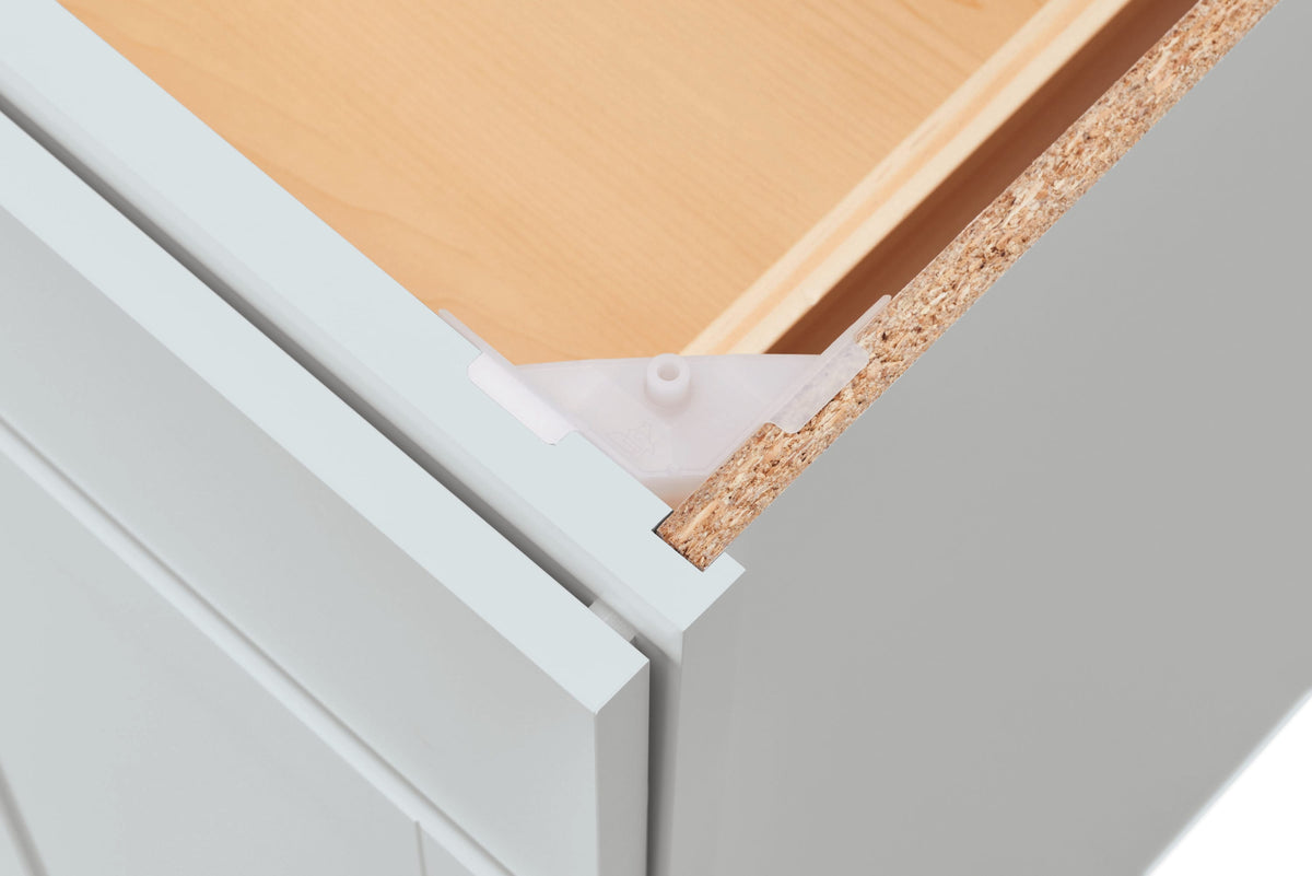 Diamond NOW Arcadia 36-in W x 35-in H x 23.75-in D White 1-Drawer Base Fully Assembled Cabinet (Recessed Panel Shaker Style)