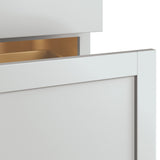 Diamond NOW Arcadia 18-in W x 35-in H x 23.75-in D White 1-Drawer Pull-out Wastebasket Base Fully Assembled Cabinet (Recessed Panel Shaker Style)