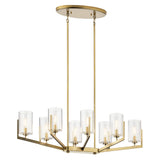 Kichler Nye 8-Light Brushed Transitional Chandelier