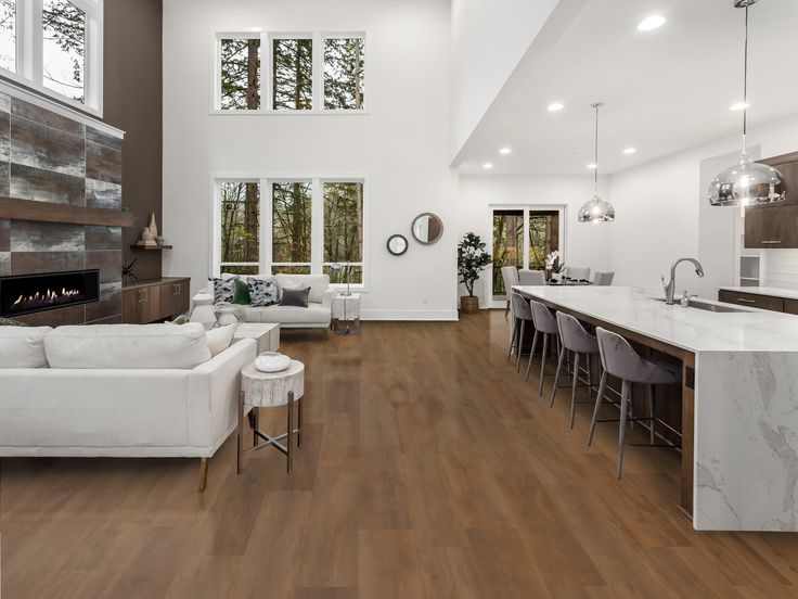 CALI Legends Outrigger Oak 12-mm x 9-in W x 60-in L Water Resistant Interlocking Luxury Vinyl Plank Flooring (22.44-sq ft/case)