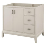 Shaelyn 30 in. W x 21.75 in. D Vanity Cabinet Only in White - Super Arbor