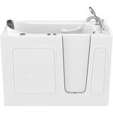 Safe Premier 52.75 in. x 60 in. x 26 in. Right Drain Walk-in Whirlpool Bathtub in White - Super Arbor