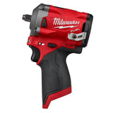 M12 FUEL 12-Volt Lithium-Ion Brushless Cordless Stubby 3/8 in. Impact Wrench and Jig Saw with two 3.0 Ah Batteries - Super Arbor