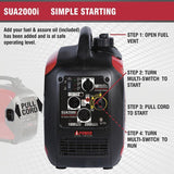 A-iPower 1600-Watt Gasoline Powered inverter Portable Generator