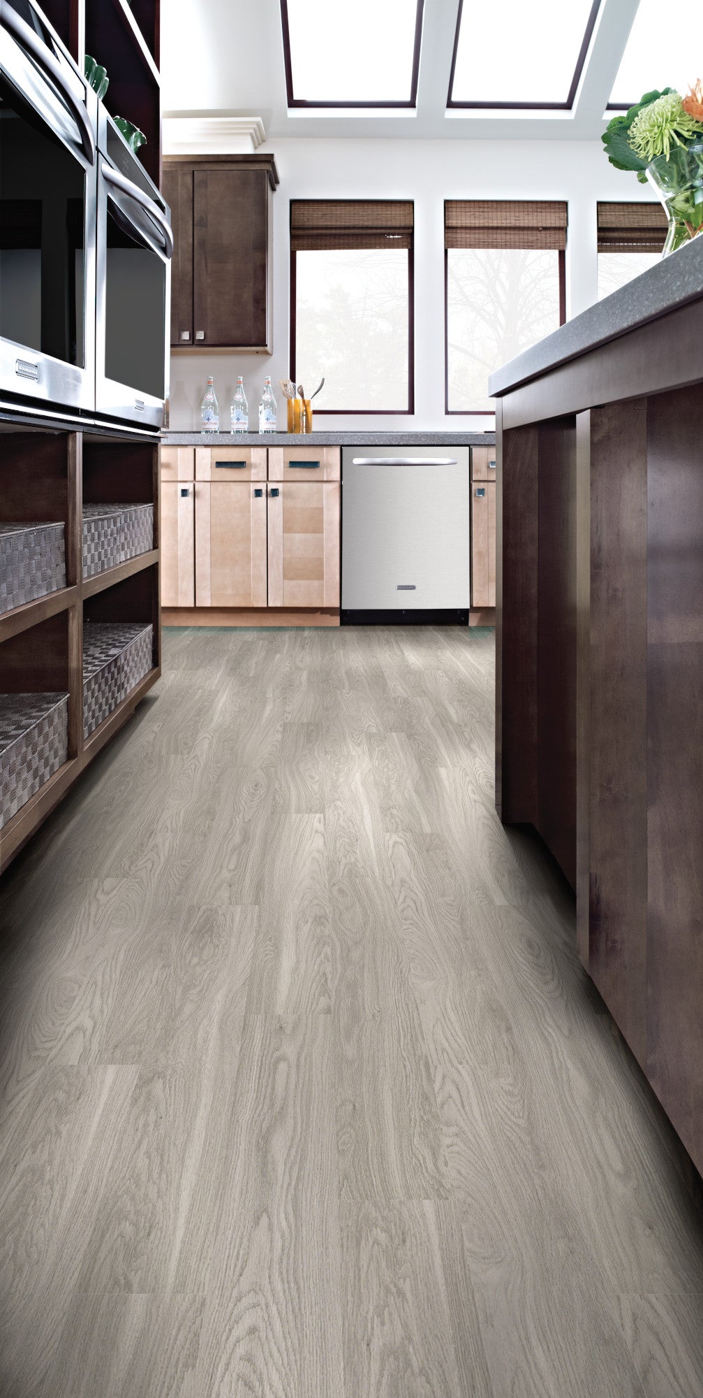 Shaw Triad Timberwolf 7-in Wide x 2-mm Thick Water Resistant Luxury Vinyl Plank Flooring (34.98-sq ft)