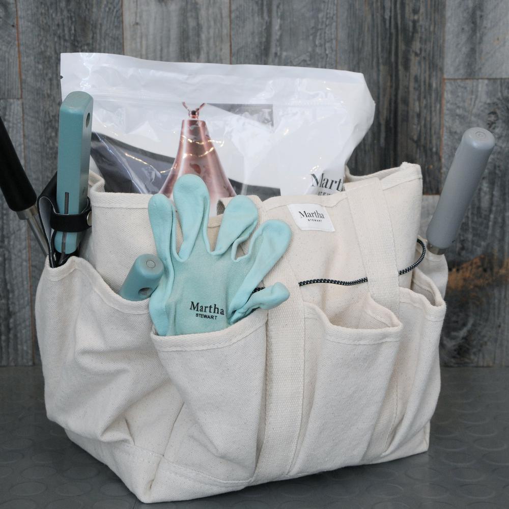 8 in. Heavy-Duty Canvas Garden Bag - Super Arbor