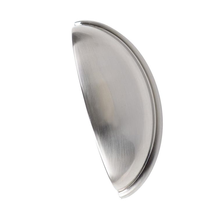 3 in. (76 mm) Center-to-Center Satin Nickel Bin Cup Drawer Pull (10-Pack)