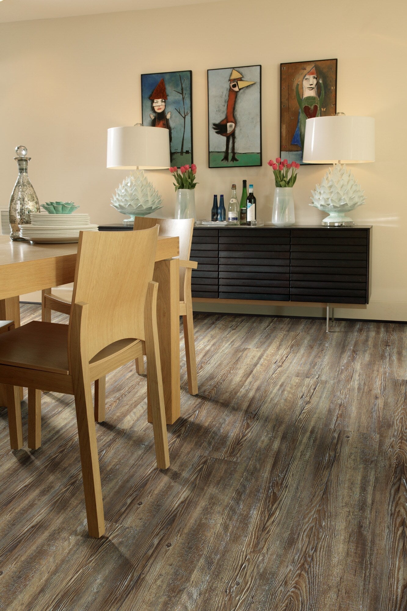 Shaw Grandioso Slate Barnwood 7-in Wide x 2-mm Thick Waterproof Luxury Vinyl Plank Flooring (51.33-sq ft)