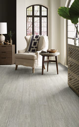 Shaw Westwork Stroke Gray 12-mil x 6-in W x 48-in L Waterproof Glue Down Luxury Vinyl Plank Flooring (41.72-sq ft/ Carton)