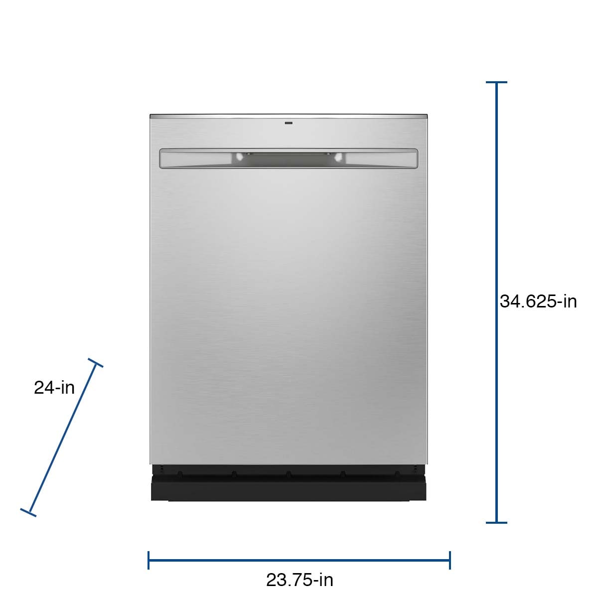 GE Dry Boost 46-Decibel Top Control 24-in Built-In Dishwasher (Fingerprint-Resistant Stainless Steel) ENERGY STAR