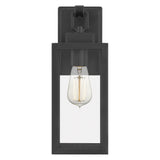 Quoizel Breitling 13.5-in H Matte Black Medium Base (E-26) Outdoor Wall Light