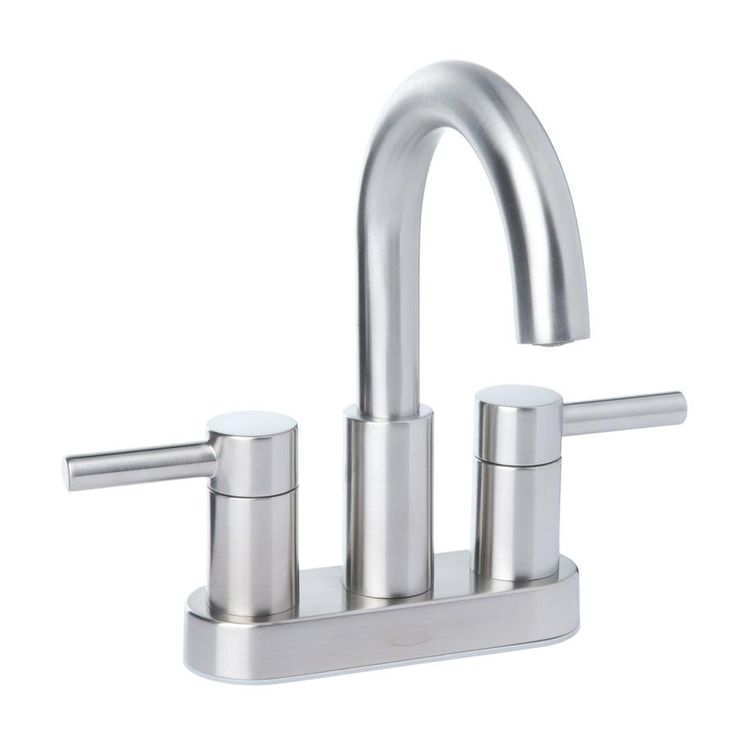 Jacuzzi Duncan Matte Black 2-Handle 4-in Centerset WaterSense Bathroom Sink Faucet with Drain
